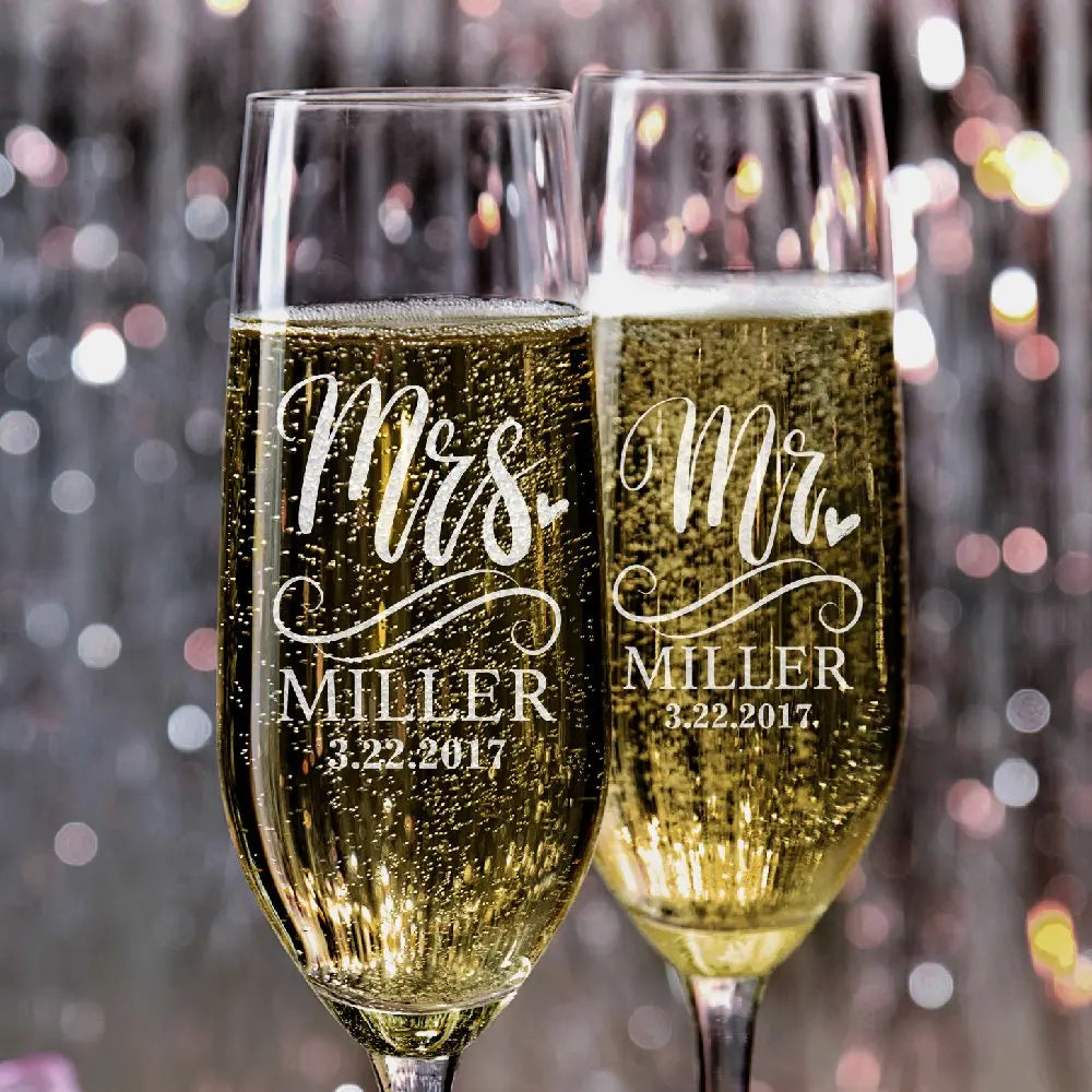 Personalized Wedding Glasses
