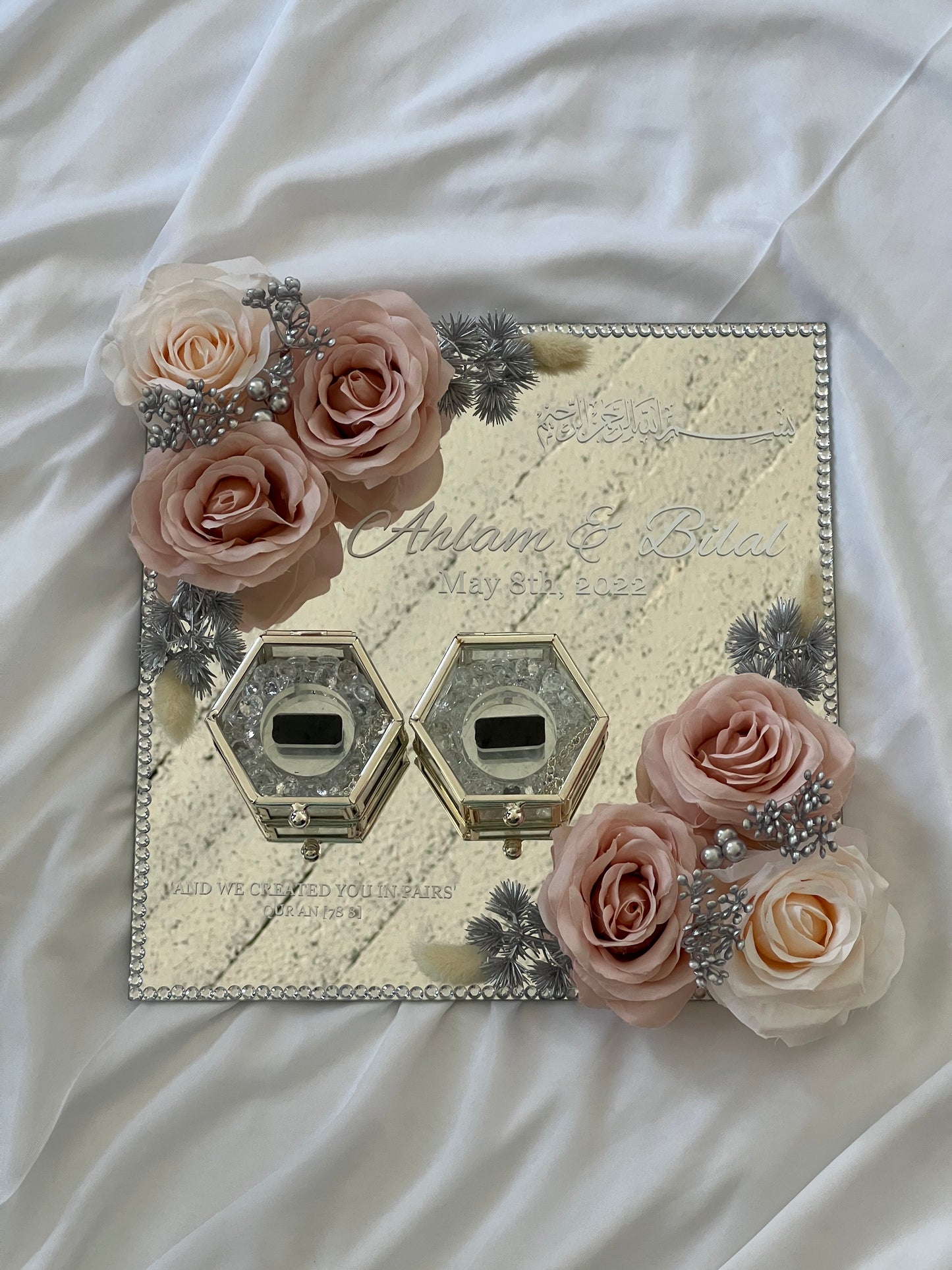 Square Design Ring Plates