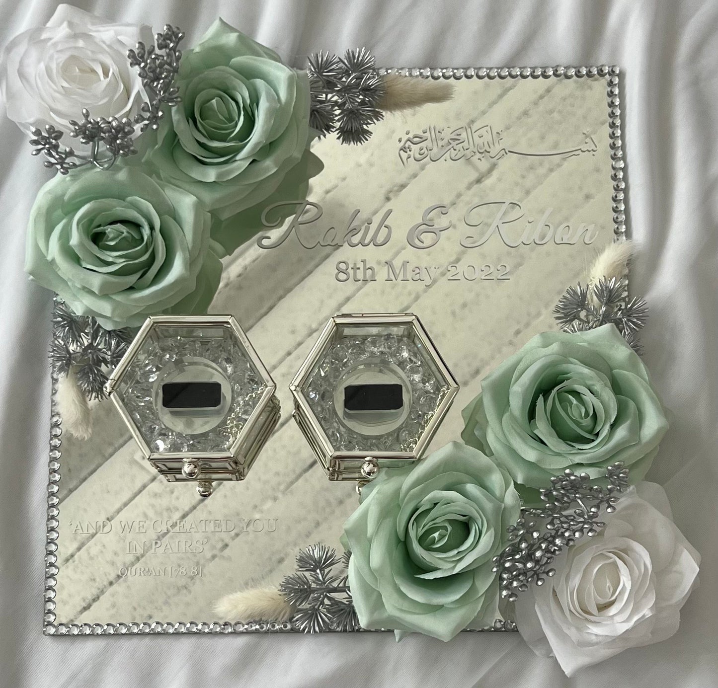 Square Design Ring Plates