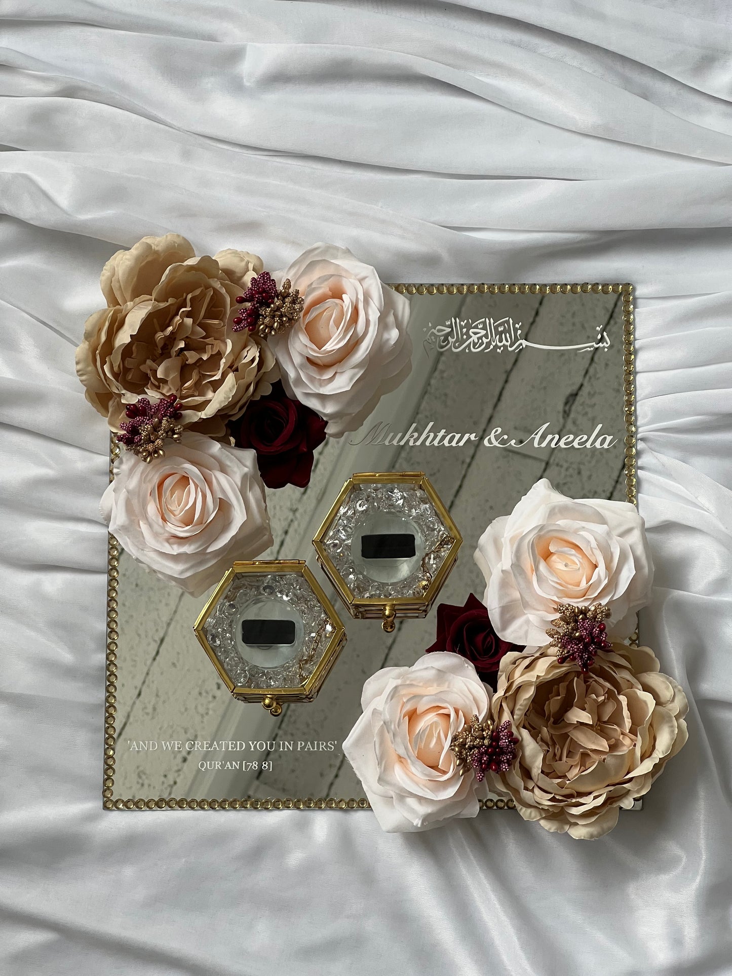 Square Design Ring Plates