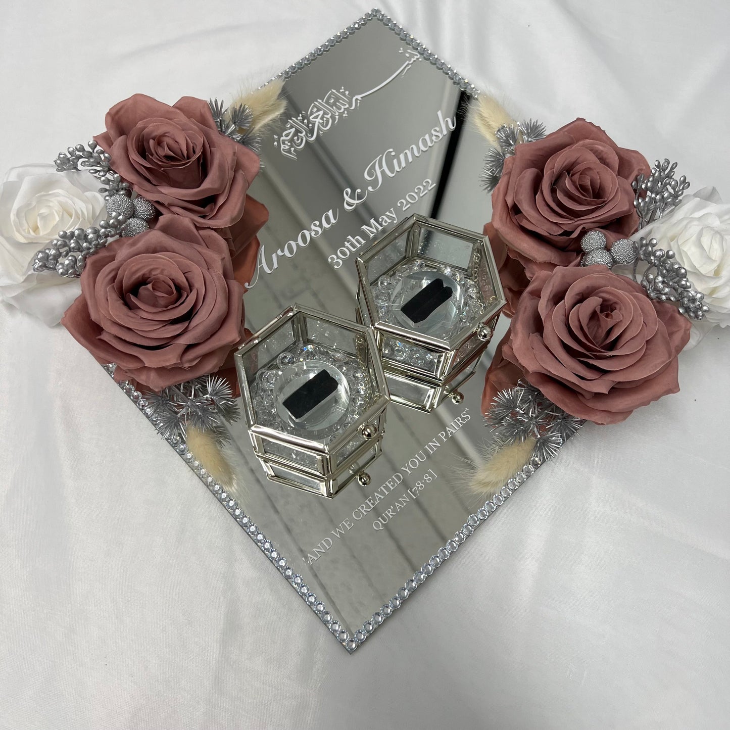 Square Design Ring Plates