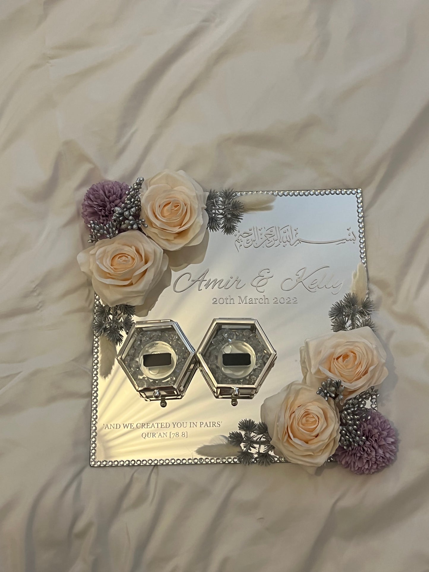 Square Design Ring Plates