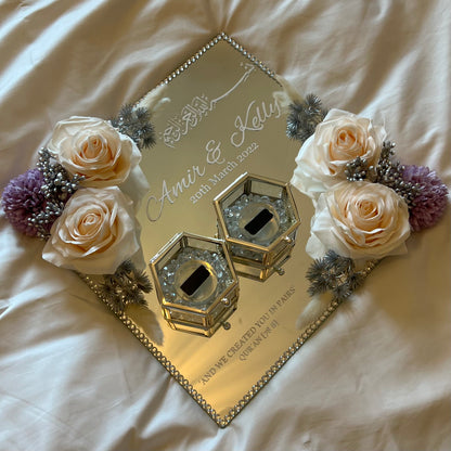 Square Design Ring Plates