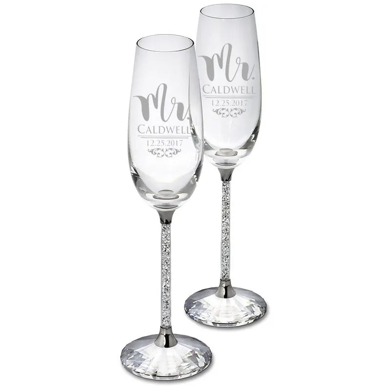 Personalized Wedding Glasses